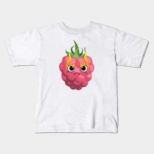 The angry strawberry Kids T-Shirt